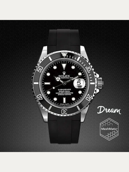 Rolex - Rubber B - Bracelet caoutchouc pour Submariner 40mm Non-Ceramic - The Dream Strap