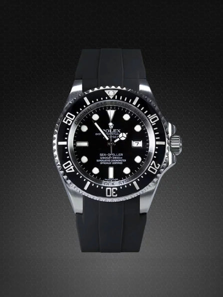 Rolex - Rubber B - Bracelet caoutchouc pour Deepsea 116660 - Édition Glidelock