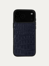 Coque cuir "Sport" pour IPhone 18 Pro / 18 Pro Max - Alligator