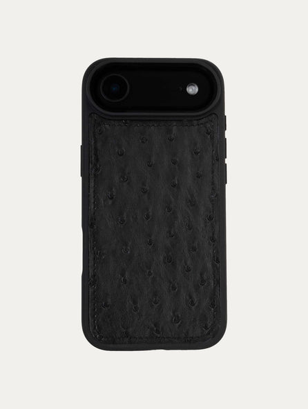 Coque cuir "sport" pour iPhone 17 Air - Autruche
