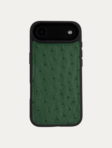 Coque cuir "sport" pour iPhone 17 Air - Autruche