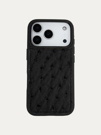 "Sport" Leather Case for iPhone 17 Pro / 17 Pro Max - Ostrich