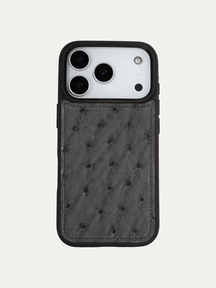 "Sport" Leather Case for iPhone 17 Pro / 17 Pro Max - Ostrich