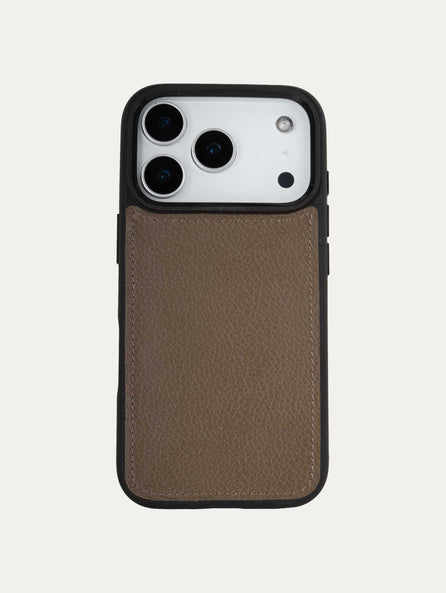 Coque cuir "Sport" pour iPhone 17 Pro / Pro Max - Buffle