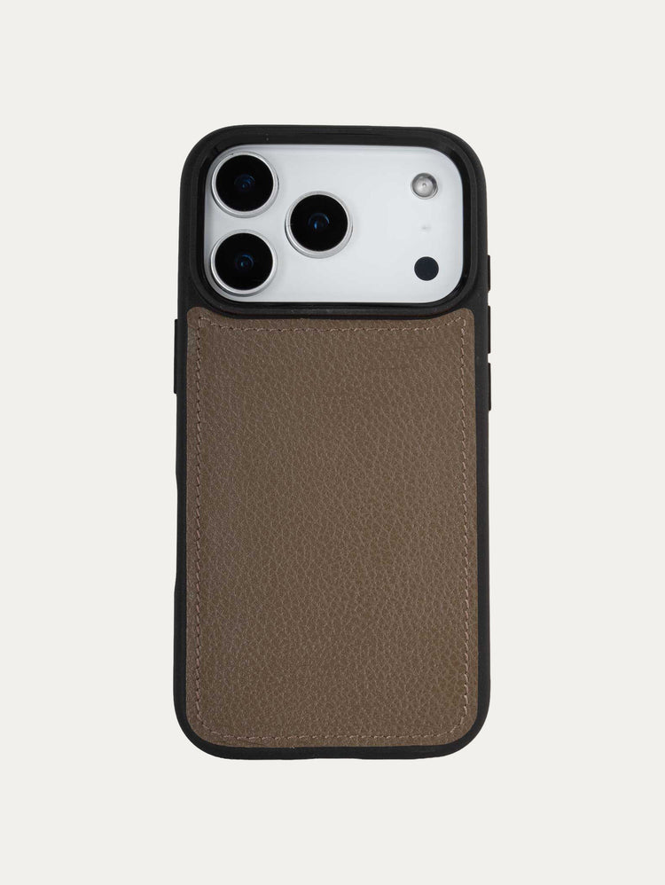 Coque cuir "Sport" pour iPhone 17 Pro / Pro Max - Buffle