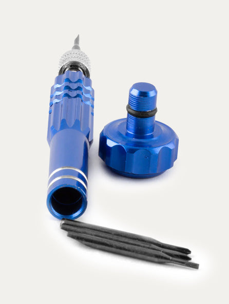 Watchmaking tools - Universal screwdriver for watches (flat + Phillips blades)