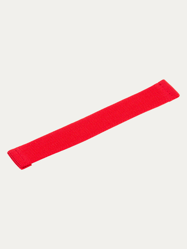 Elastic Nylon / Fabric Watch Strap - Solid color (chocolate brown, red, orange, pink)