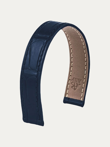 Poiray - Bracelet de montre Alligator (noir, marron, gris, bleu)