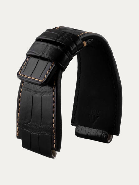 Bell & Ross – Bracelet Alligator couture constratée