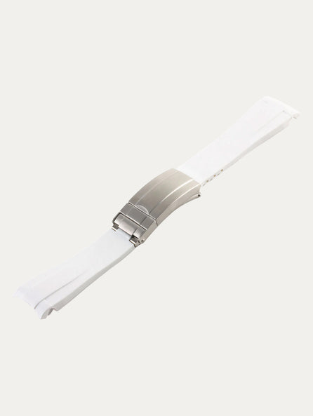 Rolex – Bracelet montre intégré caoutchouc 20mm avec boucle générique – Rubber