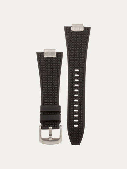 Tissot PRX - Bracelet-montre intégré caoutchouc - Rubber effet guilloché (noir, bleu, vert...)