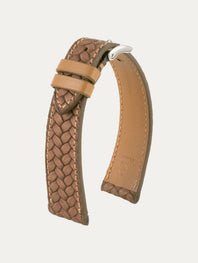 Bracelet montre - Veau tressé