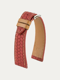 Bracelet montre - Veau tressé