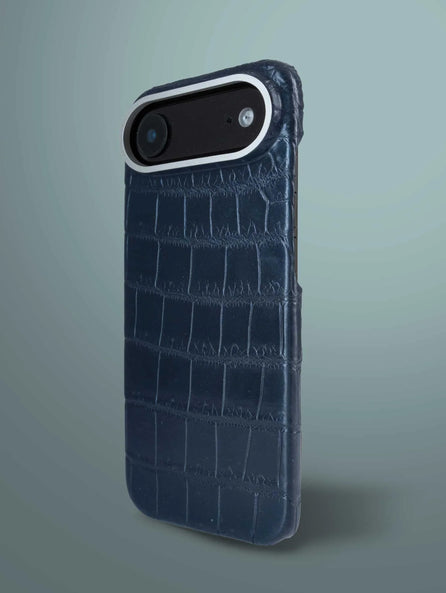 Coque cuir pour iPhone 17 Air - Alligator / Himalaya