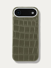 Leather Case for iPhone 17 Air - Alligator / Himalaya