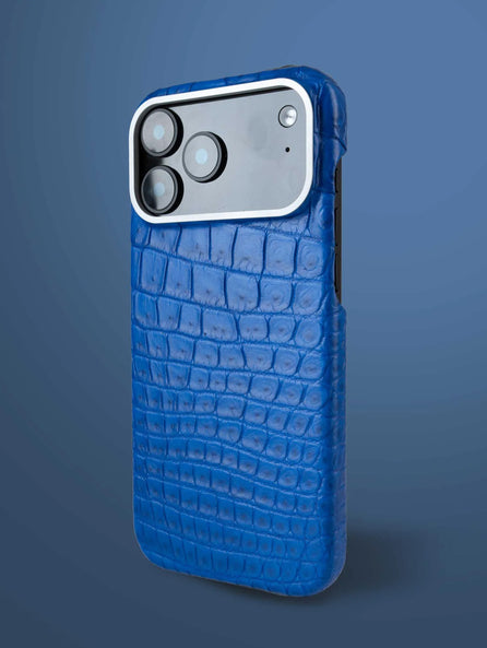Coque cuir iPhone 17 Pro / Pro Max - Alligator