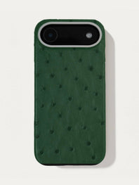 Leather case for iPhone 17 Air - Ostrich
