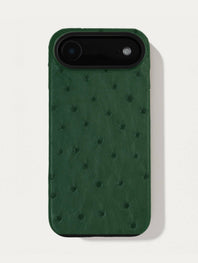 Leather case for iPhone 17 Air - Ostrich