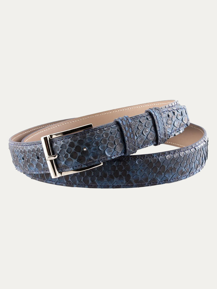 Classic Leather Belt - Python