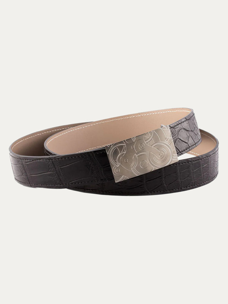 Ceinture réversible type Hermès - Alligator