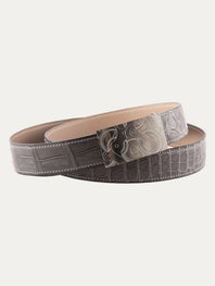 Ceinture réversible type Hermès - Alligator