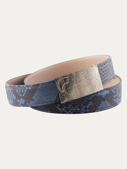 Ceinture réversible type Hermès - Python