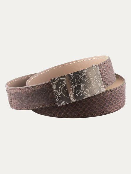 Ceinture réversible type Hermès - Python