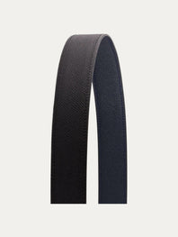 Hermès-style reversible belt - Two-tone grained calfskin