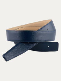 Classic Hermès-style leather belt - Grained calfskin