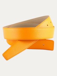 Classic Hermès-style leather belt - Grained calfskin