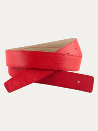 Classic Hermès-style leather belt - Grained calfskin
