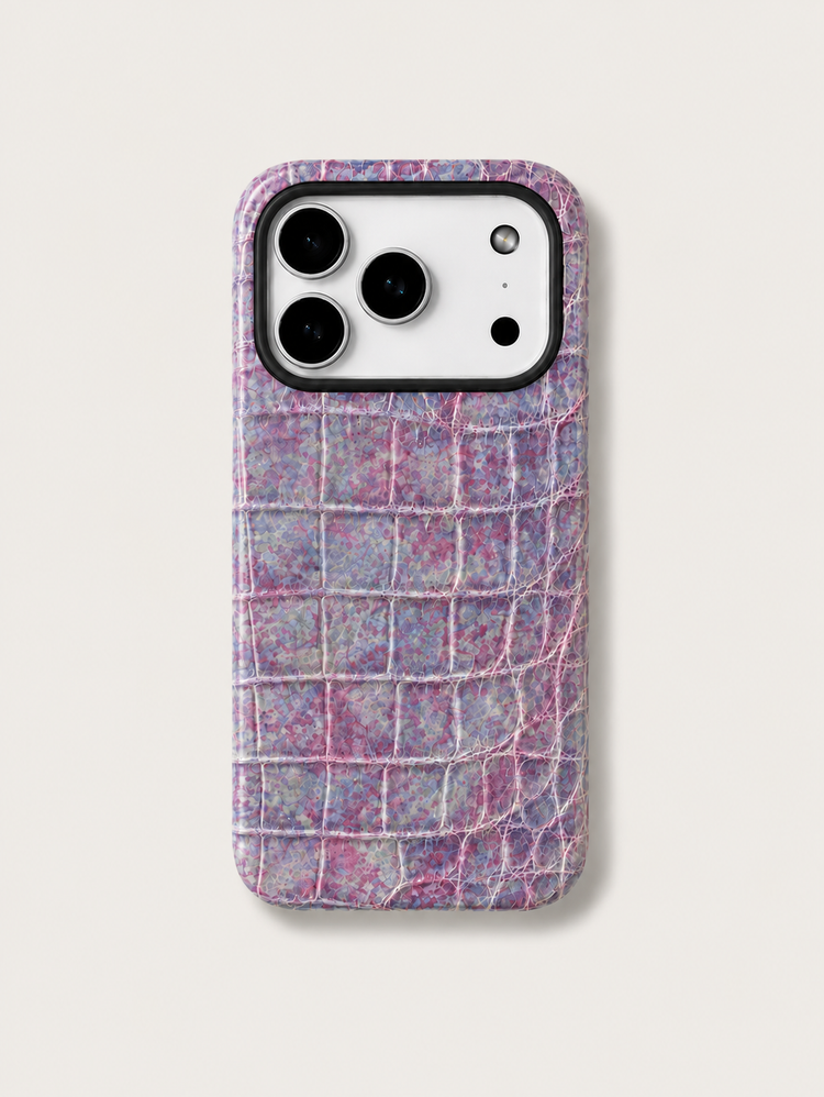 Leather Case for iPhone 17 Pro / 17 Pro Max - Alligator / Himalaya