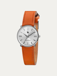 Lip Watch - Dauphine 29mm orange-brown leather strap