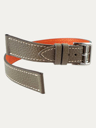 Hermès Cape Cod/Heure H – Bracelet Double tour Buffle