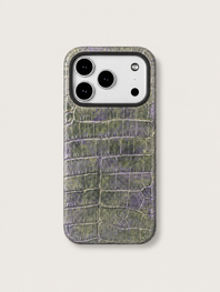 Leather Case for iPhone 17 Pro / 17 Pro Max - Alligator / Himalaya