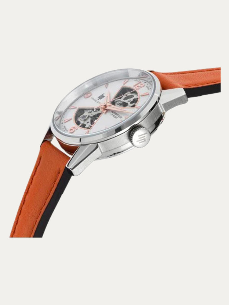 Montre Lip - Himalaya 33mm sablier bracelet orange