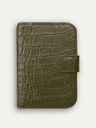 Leather Folio for iPhone Duo - Alligator