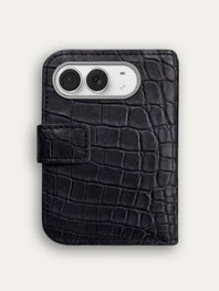 Leather Folio for iPhone Duo - Alligator