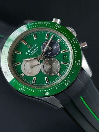 Zenith - Rubber B - Rubber Strap for Chronomaster Sport - Tang Buckle Series
