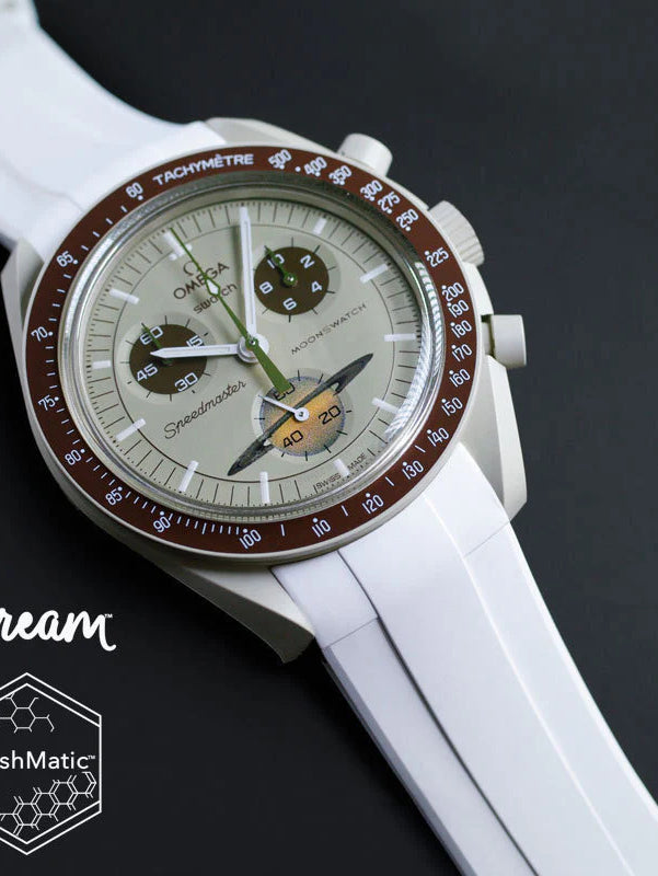 Omega - Rubber B - Rubber Strap for Speedmaster MoonSwatch - The Dream Strap