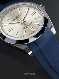 Rolex - Rubber B - Bracelet caoutchouc pour Oyster Perpetual 41mm - Série boucle ardillon