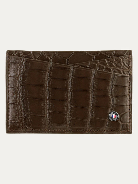 Etui cuir cartes bancaires Essential  - Alligator