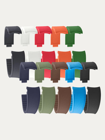Rolex – Bracelet-montre R Strap caoutchouc – Oyster edition