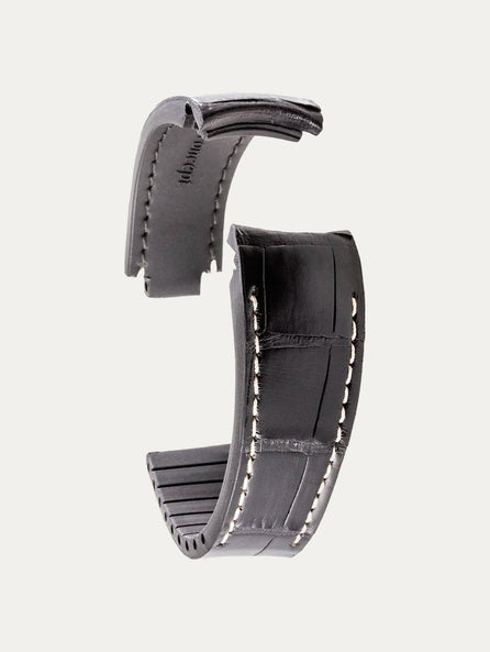 Rolex R Strap – Bracelet Alligator à couture contrastée