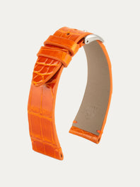 Bracelet cuir "Retro" – Alligator brillant