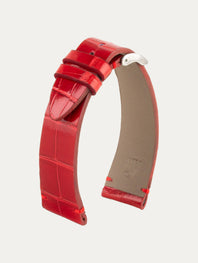 Bracelet cuir "Retro" – Alligator brillant