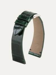 Bracelet cuir "Retro" – Alligator brillant