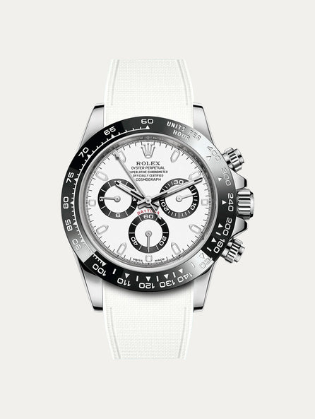 Rolex – R strap Premium - Bracelet-montre caoutchouc motif cordura pour Daytona & bracelet Oyster