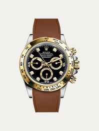 Rolex – R strap Premium - Cordura pattern rubber watch band for Daytona & Oyster bracelet