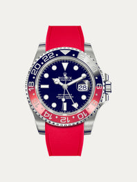 Rolex – R strap Premium - Bracelet-montre caoutchouc motif cordura pour GMT Master II céramique & bracelet Oyster